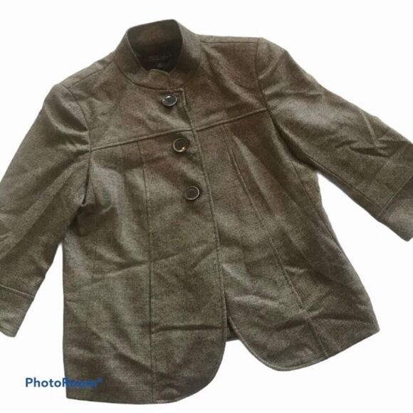 Lafayette 148 Tweed Wool Blend Blazer/Jacket Size 10P - Picture 13 of 13